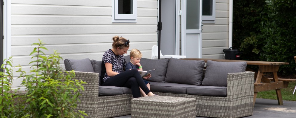 Moeder voorlezen Hulst Chalet 6 pers